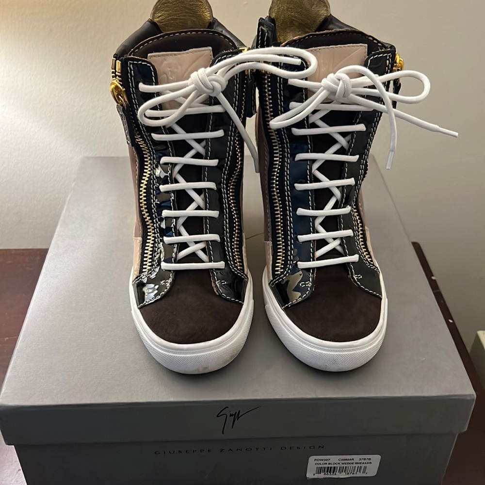 Womens Giuseppe Zanotti Wedge Sneakers